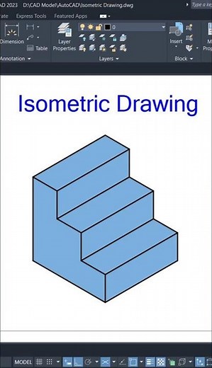 How to create Isometric Drawing in AutoCAD | AutoCAD Isometric Drawing Practice #isometric #drawing