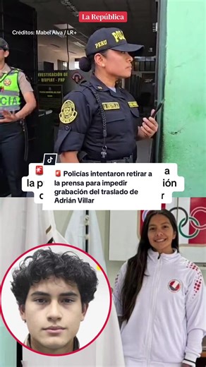 Desalojo de Prensa por Policías en el Caso de Adrián Villar