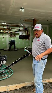cómo finichiar Concreto con maquina power trowel | Garcia Concrete LLC