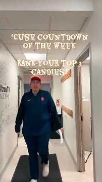 ‘Cuse Countdown of the week: Rank your top 3 candies! 🍭🍫🍬