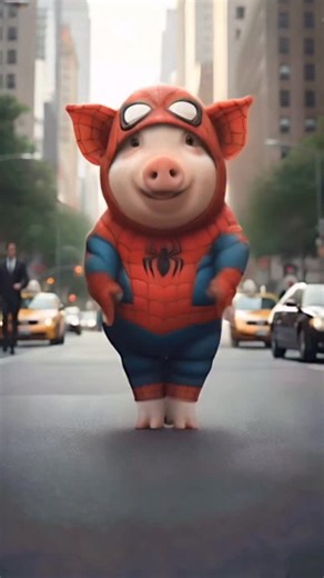 まりも | Spiderman Pig Dance #spiderman #pigdance #petdance #スパイダーマン #ブタ | Instagram