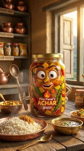 The Secret Power of Nepali Achar! 🌶️ | Pixar Style Animation #shorts