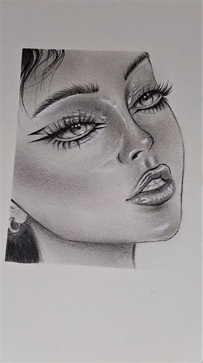 I went from THIS 🗑 to THIS 🏅✨️ #sketching #artchallenge #realism