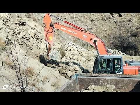 Tata excavator 220 havy track |loading video heavyequipment