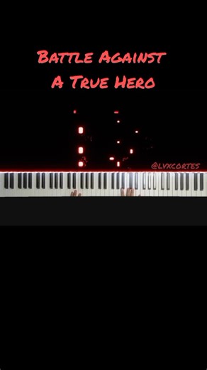 Battle Against A True Hero Piano Cover from Undertale