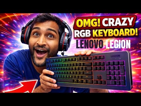 BEST Budget RGB Gaming Keyboard 😱 Lenovo Legion unboxing!”