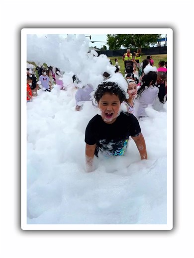 Foam Party Fun at Rosamond Elementary