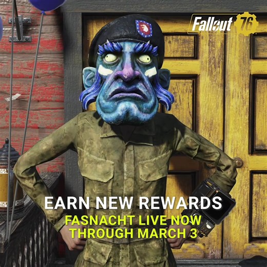 Fasnacht is back in #Fallout76 with new masks!