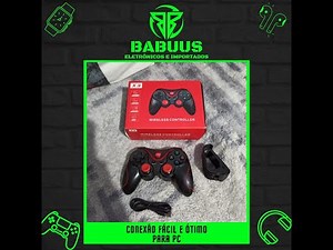 GAMEPAD CONTROLE BLUETOOTH X3 - REVIEW E CONEXÃO