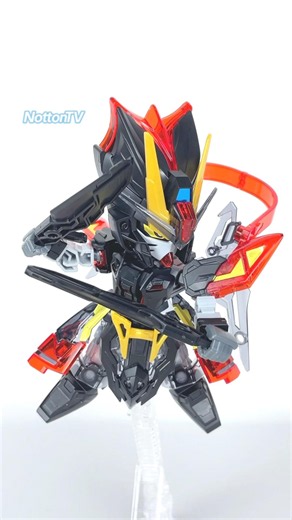 SD Gundam Assemble! | 荀彧ストライクノワールを組み立ててみた！ #gundam #gunpla #toys #ガンダム #ガンプラ #nottontv