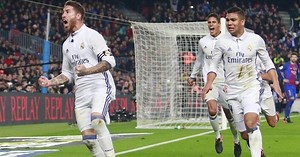 Video: Sergio Ramos's bullet header stood out in an otherwise boring El Clasico
