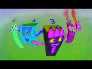 Number Blocks Logo Intro Effects | Sponsored By Preview 2 Effects