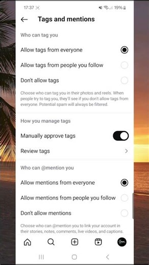How to Turn Off Manual Tag Approval on Instagram