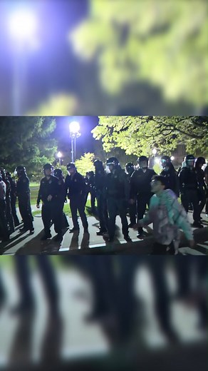 7.7K views · 48 reactions | Warning, viewer discretion is advised. Scene as police push pro-Palestine protesters off of the lawn at Ohio State. | WSYX ABC 6 | Facebook