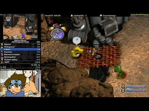 Digimon World - 100 Prosperity Speedrun in 2:29:24