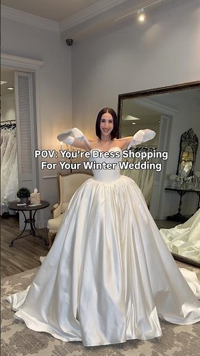 Nicole + Felicia Winter Wedding Dresses