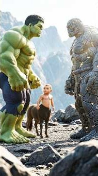 Hulk bana baby centaur ka hero 😍 #hulk #aihulk #shorts