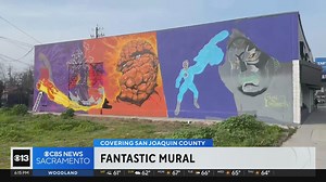 Marvel's Fantastic Four get hometown mural on Stockton comic book store building