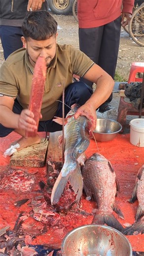 Wow Amezig village Air Fish Cutting expert #shorts