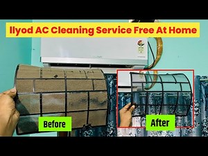 LLoyd SPLIT AC Servicing at Home full process || Learn SPLIT AC Cleaning at home full process
