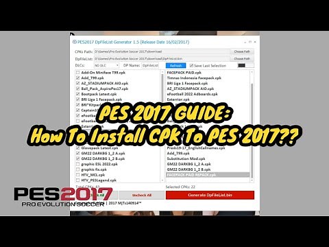 DPFILELIST GENERATOR EASY GUIDE | PES 2017