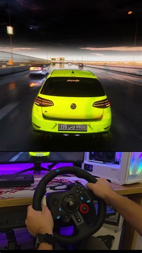 Golf 7 in traffic 😎 #shorts #fyp #assetto #assettocorsa #mods