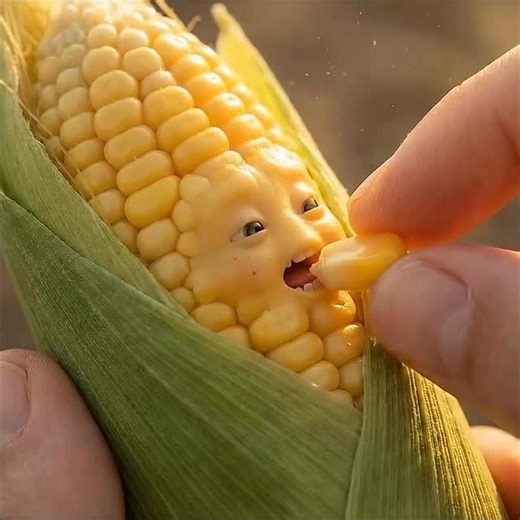Baby Corn Eating Corn #viral #trendingnow #asmr #explorepage #satisfying #relaxing | AI Hub