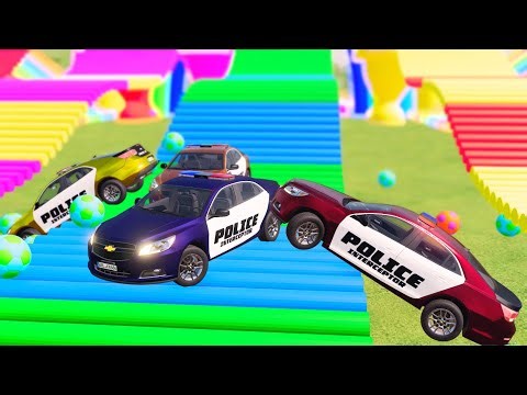 Flatbed Truck McQueen | Transportation with Truck - Car, Truck vs Extreme Cliff #4