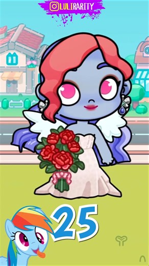 CICLO DE VIDA da RAINBOW DASH (Avatar World) #LuliRarity