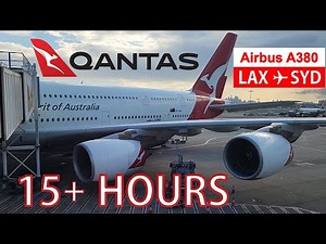 15+ HOURS in ECONOMY! Qantas A380 Flight Experience: Los Angeles to Sydney (QF12)