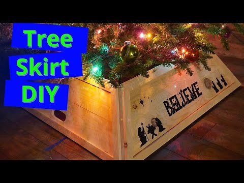 Making A Trapezoid Christmas Tree Collar in a Small Shop