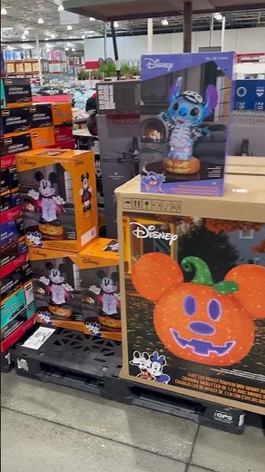 Spotted these #Disney #Halloween Decorations at #Costco #MickeyMouse #Minnie #Stitch #FYP #fypシ #FY