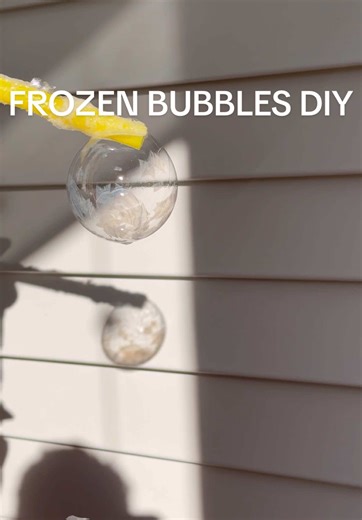 Frozen Bubbles DIY Experiment for Winter Fun