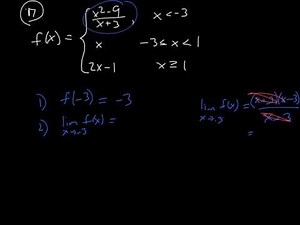 Continuity - 3 part definition