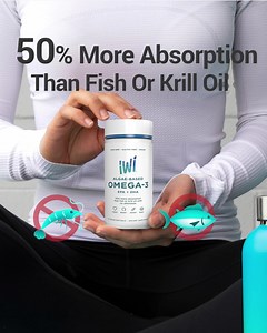 81 reactions · 15 comments | Our algae-based Omega-3s provide 50% more absorption. Which means your body is able to use and benefit that much more from all that Omega-3 goodness. Use code FB10 to save yourself 10% on your first order. | iwi life | Facebook
