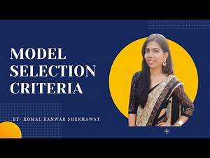 Model Selection Criteria || R Square || Adjusted R Square || AIC || SIC