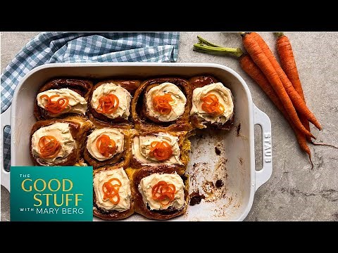 Anna Olson's Carrot Cake Cinnamon Buns and Lemon Meringue Pie | The Good Stuff with Mary Berg