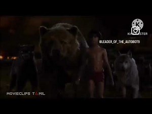 The jungle book 2016 shere khan vs Baloo fight scene voiceover