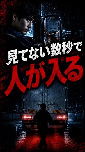 【ドライバー教育用】見てない数秒で人が入る｜時間の死角 #事故防止 #安全運転 #トラック運転手