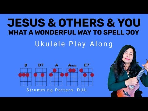 JESUS AND OTHERS AND YOU | SDA SONG HYMN | UKULELE GUITAR TUTORIAL PLAY ALONG | CHORDS LYRICS