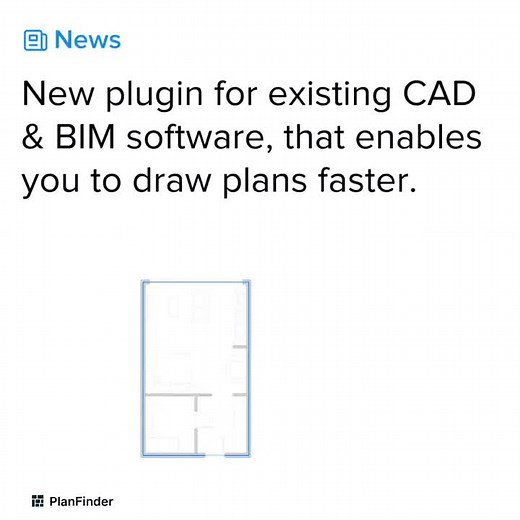 New planfinder plugin for existing CAD & BIM software, that enables you to draw plans faster. #plugin #bim #architect #planfinder Read More: https://www.planfinder.xyz/ | ThinkParametric | Facebook