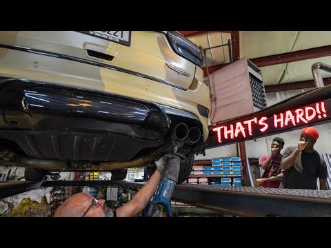 EXTREMELY LOUD Trackhawk Goes To The Hood *MUFFLER DELETE*