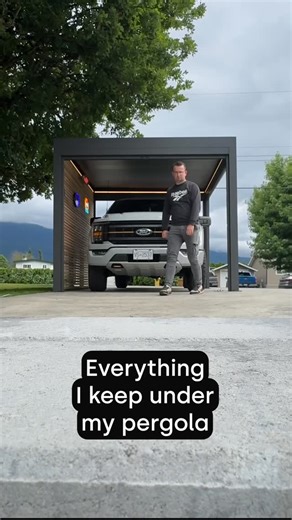 Did you know that a pergola can be used as a carport? We’re constantly surprised at all the creative ways our customers use their PERGOLUX. What do you think? #outdoorsolutions #outdoorgear #yardgoals | Pergoluxshop.com | Facebook