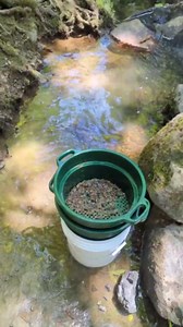 ASR Outdoor 3pc DEEP Stacking Classifier Screen Set with Handles, Heavy Duty 5 Gallon Plastic Sifting Sieve (1/2, 1/4, 1/8)