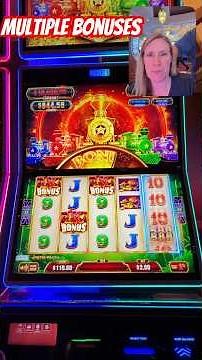 Multiple Bonuses Triggered Back-to-Back on Legends Touch Slot #slots #casino #gambling