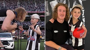 Beau McCreery snubs kid after grand final win