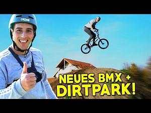 1. MAL mit NEUEM BMX im DIRTPARK!