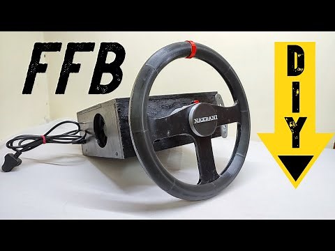 DIY FORCE FEEDBACK GAMING STEERING WHEEL | ARDUINO