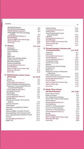 Cengage Physics 4th edition Contents for JEE #jee2025 #jeephysics #cengagebmsharma #cengagephysics