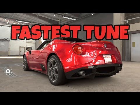CSR2 Alfa Romeo 4C Spider Fastest Tune & Shift Pattern
